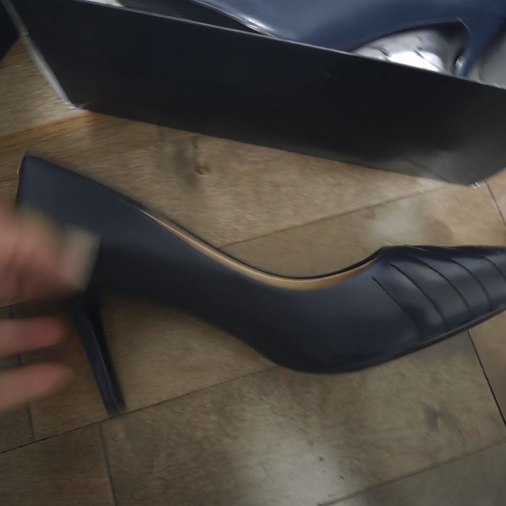 Karl Lagerfeld Blue Stiletto Heels